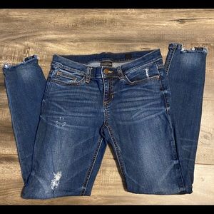 Black Label distressed jeans